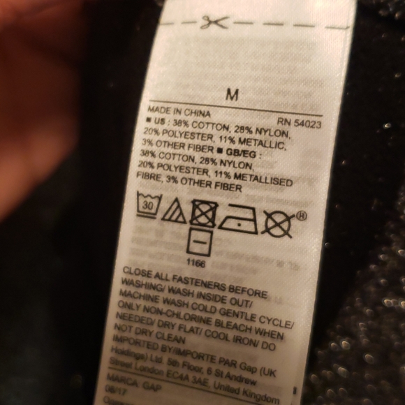 Metallic long sleeve cardigan - Picture 5 of 5